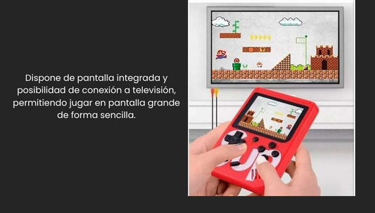 Consola Retro portátil 400 juegos