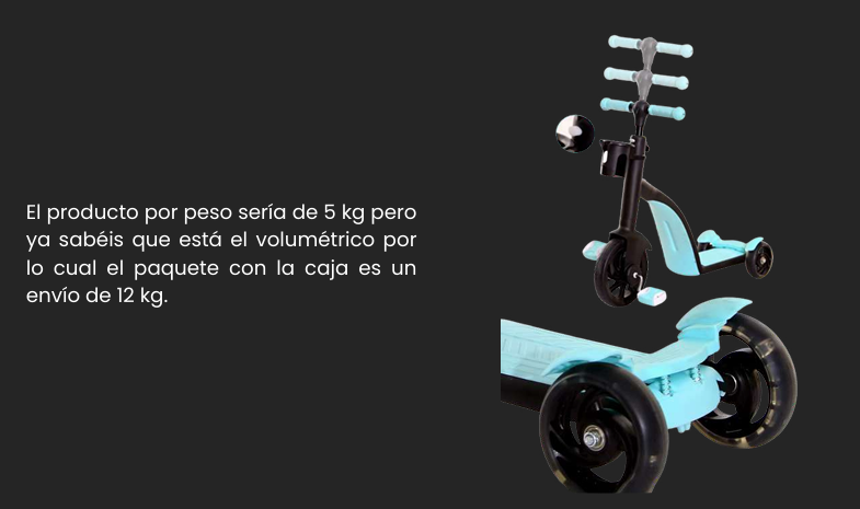 Patín Scooter 3 en 1