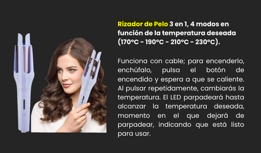 Rizador de pelo 3 en 1