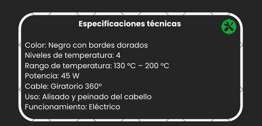 Cepillo plancha alisador