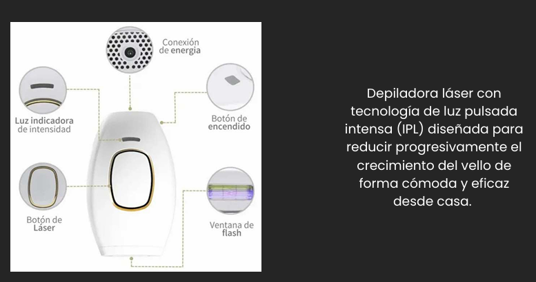 Depiladora Laser IPL